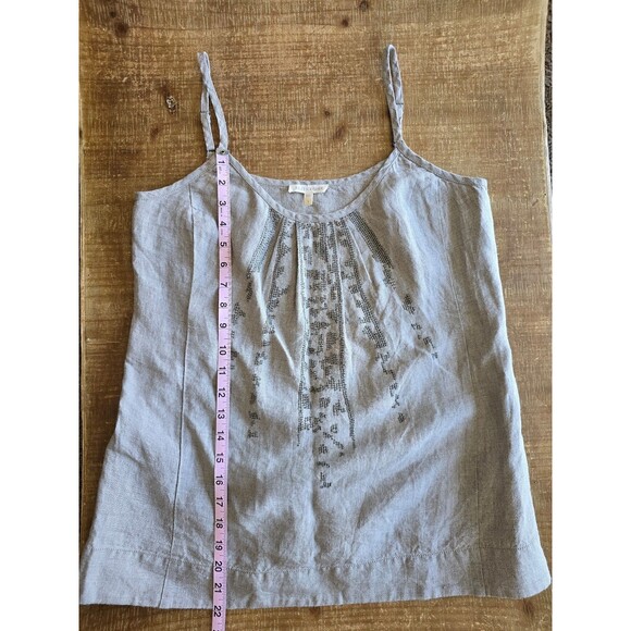 Eileen Fisher organic linen strapped tank women's size small - Picture 6 of 7